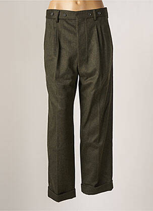 Pantalon chino verde MARGAUX LONNBERG femeie