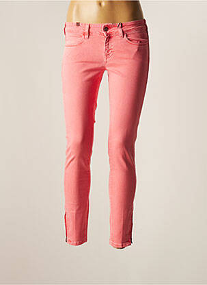 Pantalon slim talie joasă talie joasă roz NOTIFY femeie