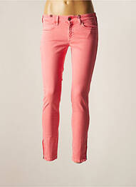 Pantalon slim talie joasă talie joasă roz NOTIFY femme