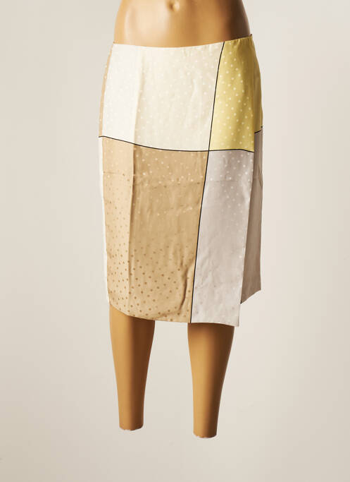 Fustă midi bej PAUL SMITH femeie