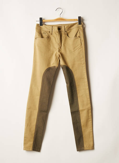 Pantalon slim verde BURBERRY femeie