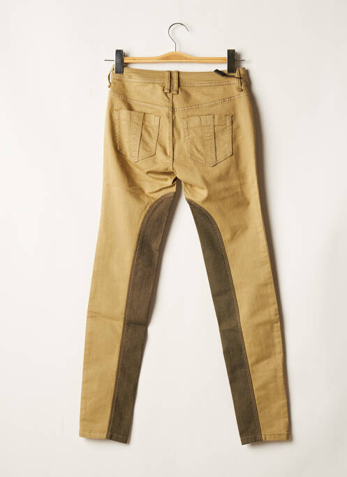Pantalon slim verde BURBERRY femeie