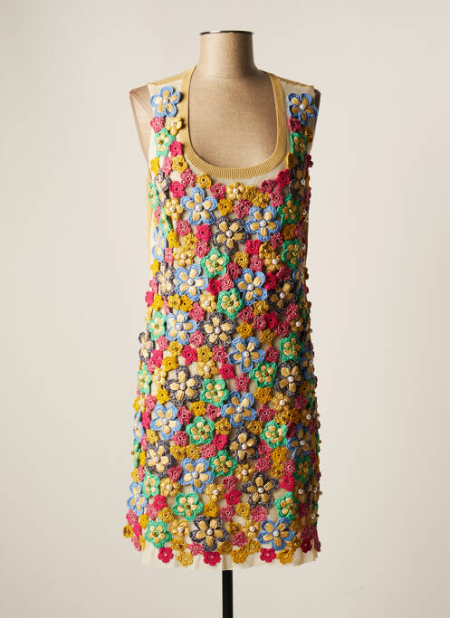 Rochie pulover bej MOSCHINO femeie