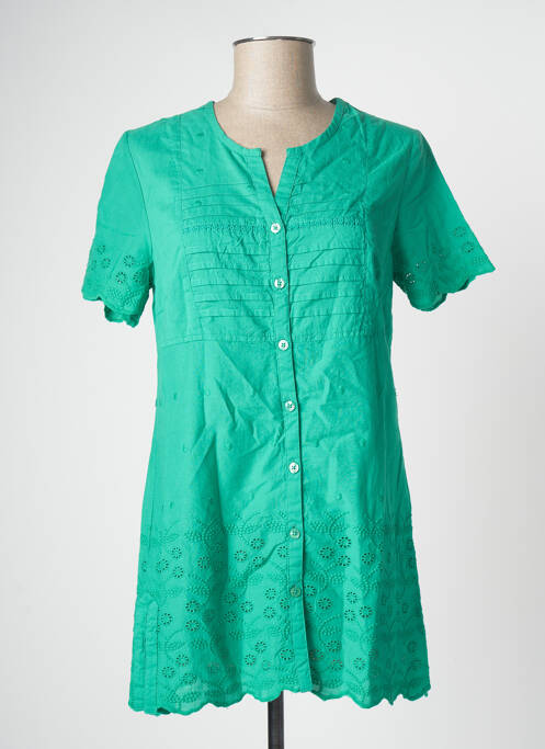 Tunică mâneci scurte verde AGATHE & LOUISE femeie