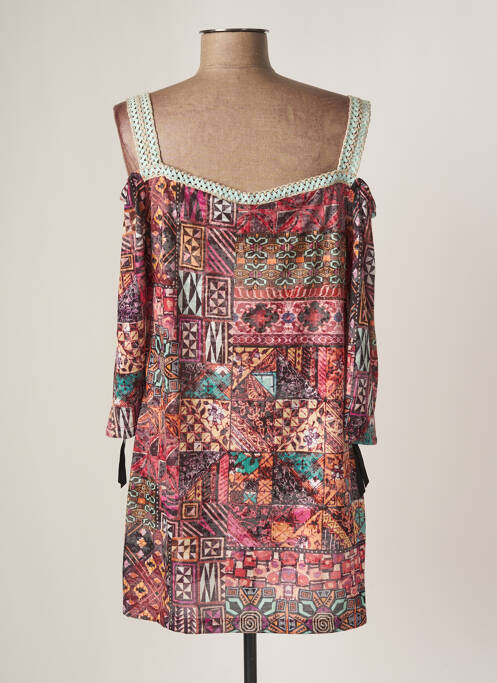 Tunică mâneci scurte roz LO! LES FILLES femeie