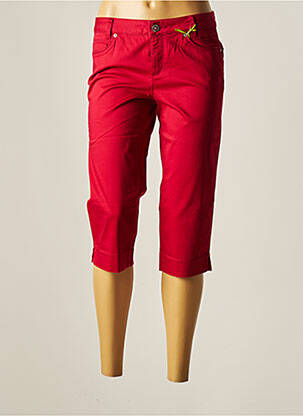 Pantalon trei sferturi roșu STREET ONE femeie