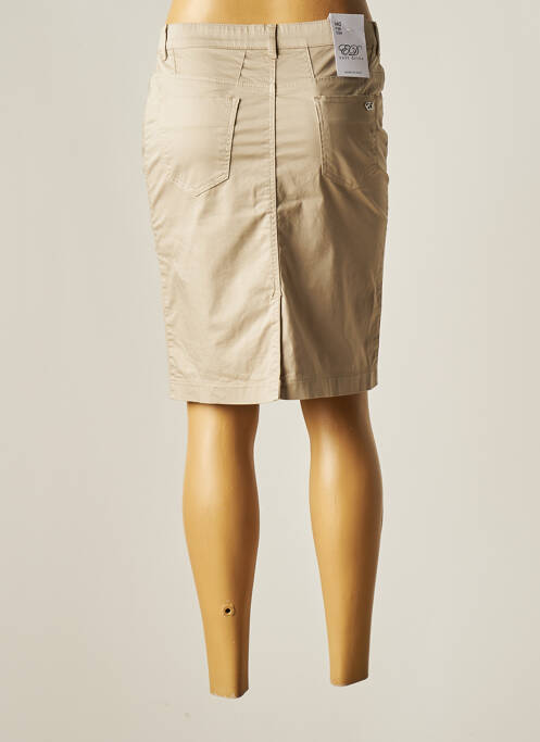 Fustă midi bej EAST DRIVE femeie