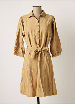 Rochie midi bej GARCIA femeie