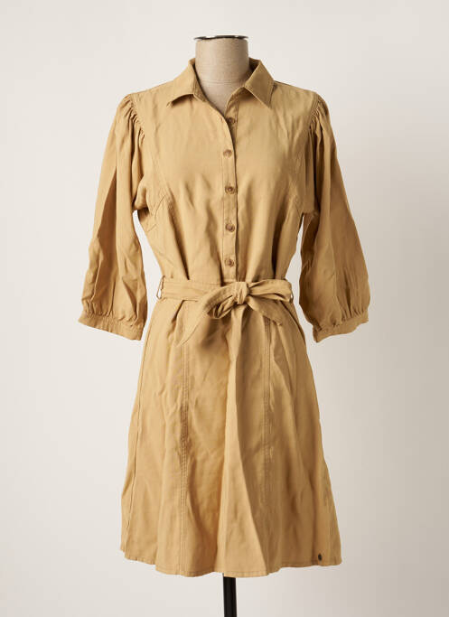 Rochie midi bej GARCIA femeie