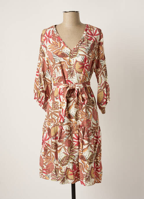 Rochie midi roz GARCIA femeie