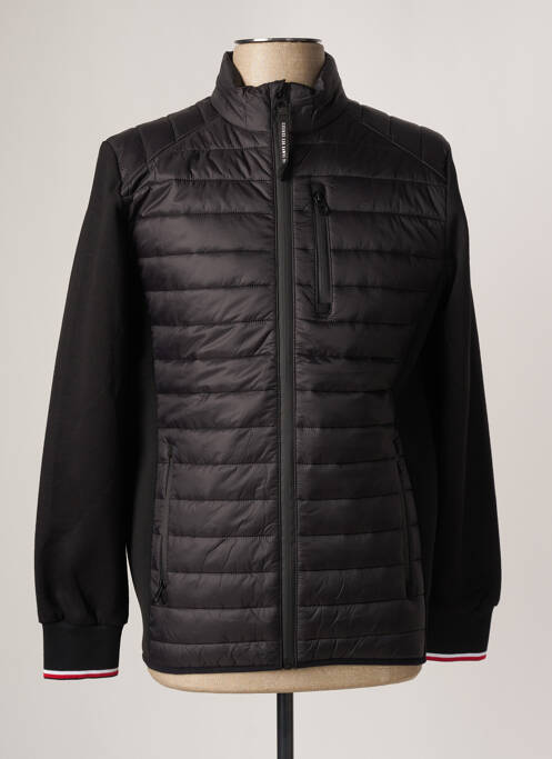 Geacă matlasată negru LE TEMPS DES CERISES bărbat