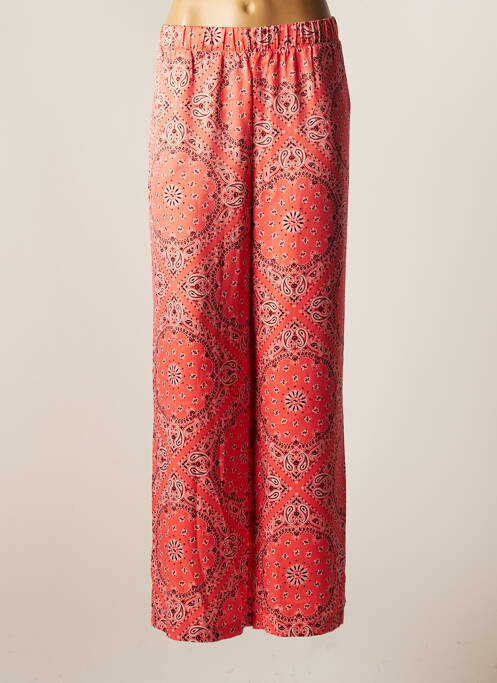 Pantalon larg roz VERO MODA femeie