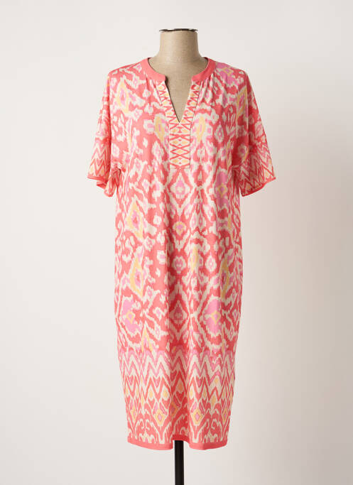 Rochie midi roz OUI femeie