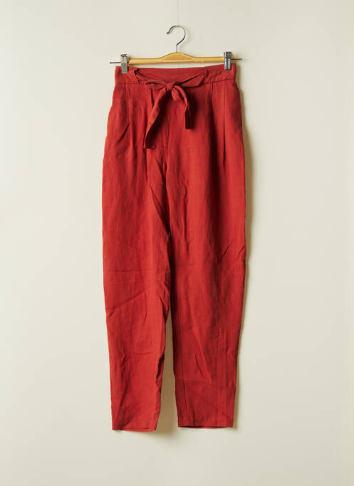 Pantalon drept portocaliu C'EST BEAU LA VIE femeie