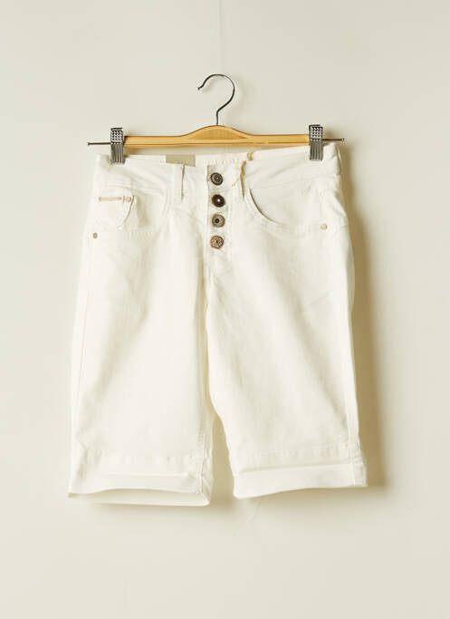 Bermudă alb CREAM femeie