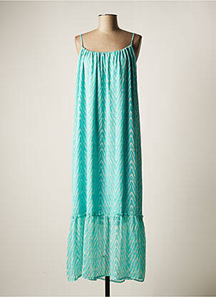 Rochie lungă albastru VILA femeie