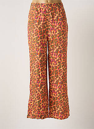 Pantalon larg verde VILA femeie