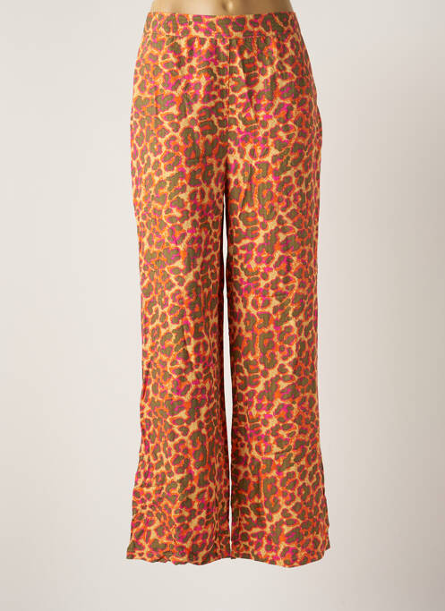 Pantalon larg verde VILA femeie