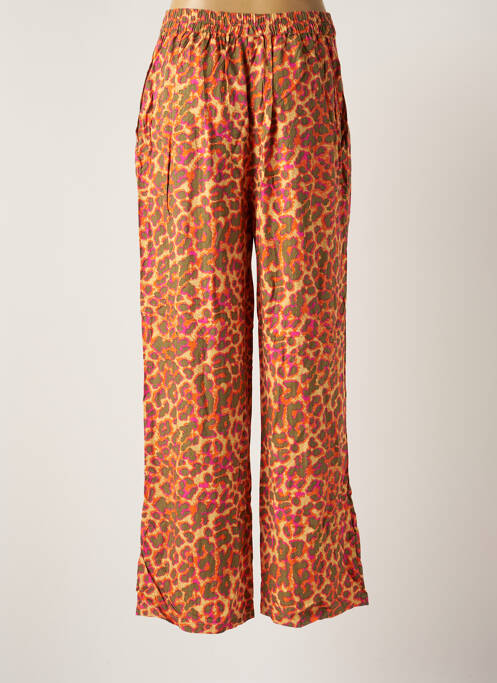 Pantalon larg verde VILA femeie