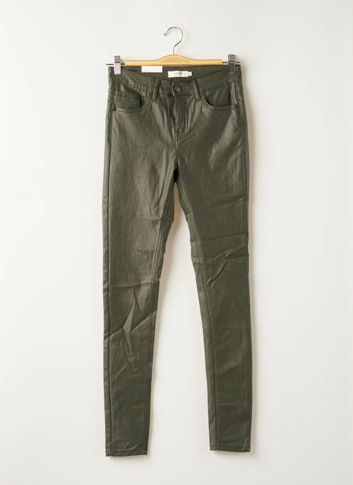 Pantalon slim verde B.YOUNG femeie