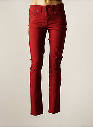 Pantalon slim maro C'EST BEAU LA VIE femeie