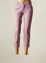 Pantalon trei sferturi elasticitate mărime normală violet LCDN femme
