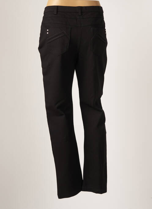 Pantalon drept negru CHRISTINE LAURE femeie