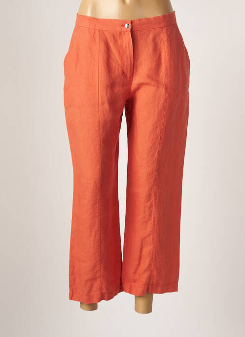 Pantalon trei sferturi portocaliu CHRISTINE LAURE femeie