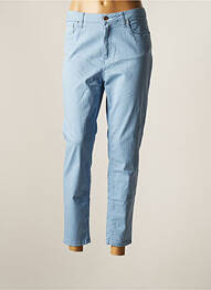Pantalon slim broderie cu nituri mărime normală albastru LCDN femme