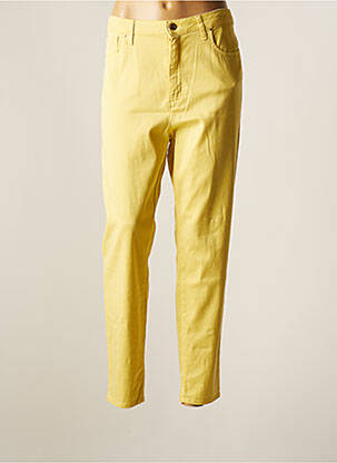 Pantalon slim galben LCDN femeie