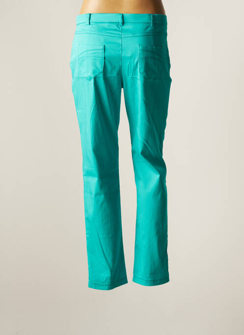 Pantalon slim verde CHRISTINE LAURE femeie