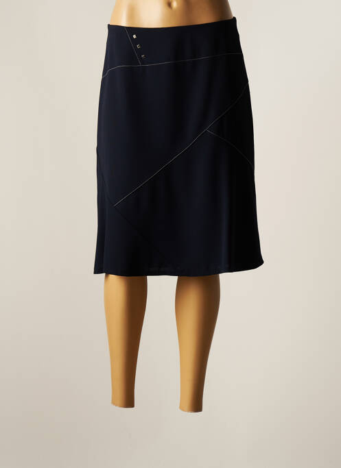 Fustă midi albastru CHRISTINE LAURE femeie