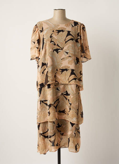 Rochie midi bej SIGNATURE femeie