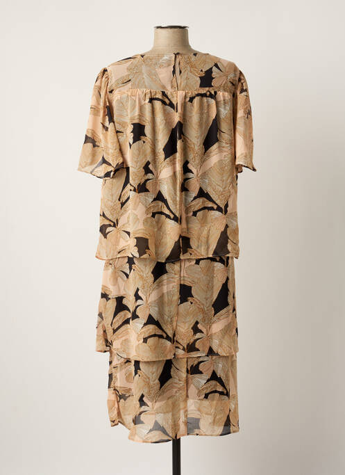 Rochie midi bej SIGNATURE femeie