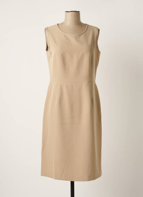 Rochie midi bej MODISSIMO femeie