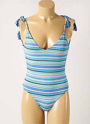 Costum de baie dintr-o singură piesă albastru BANANA MOON femeie