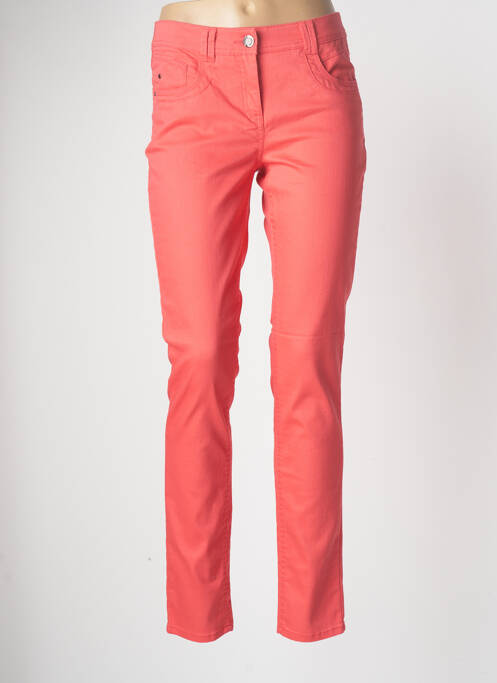 Pantalon slim roz BRANDTEX femeie