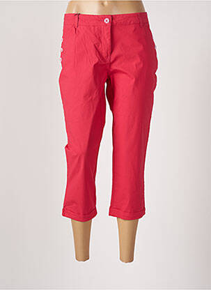 Pantalon trei sferturi roșu BASTINGAGE femeie