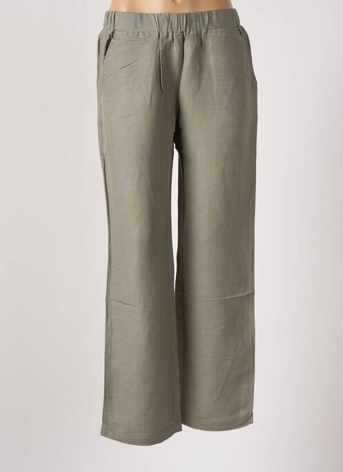 Pantalon chino verde ESPRIT DE LA MER femeie