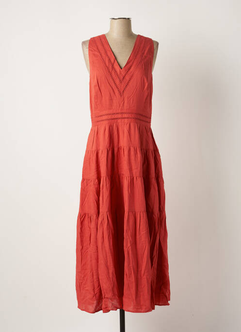 Rochie lungă portocaliu SEE U SOON femeie