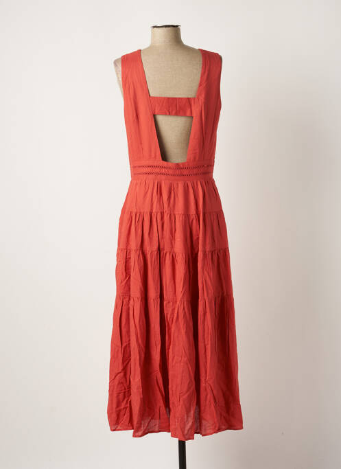 Rochie lungă portocaliu SEE U SOON femeie