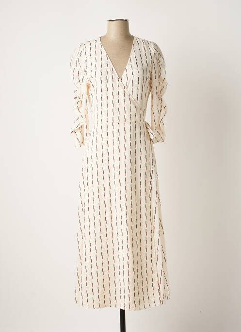 Rochie midi bej ICHI femeie