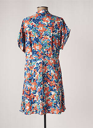 Rochie scurtă mâneci scurte mâneci scurte albastru MOLLY BRACKEN femeie