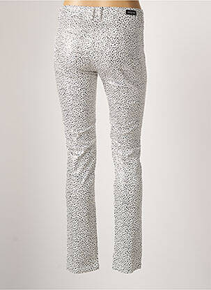 Pantalon slim conic mărime normală alb MAYJUNE femeie