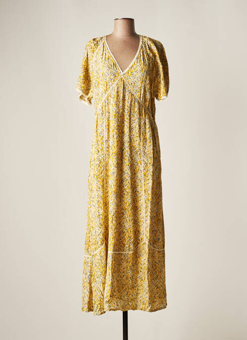 Rochie lungă galben ATELIER REVE femeie