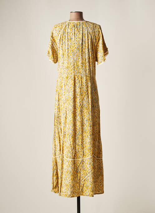 Rochie lungă galben ATELIER REVE femeie