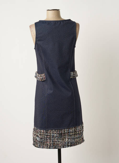 Rochie midi fără mâneci fără mâneci albastru ANNA MUR femme