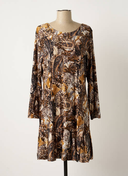 Rochie midi maro GENUINE femeie