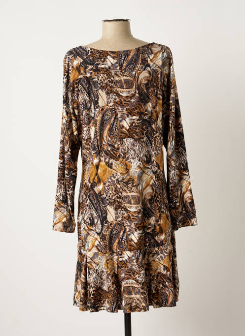 Rochie midi maro GENUINE femeie