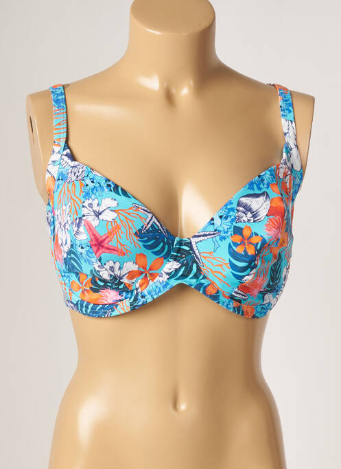 Sutien de costum de baie albastru OLYMPIA femeie